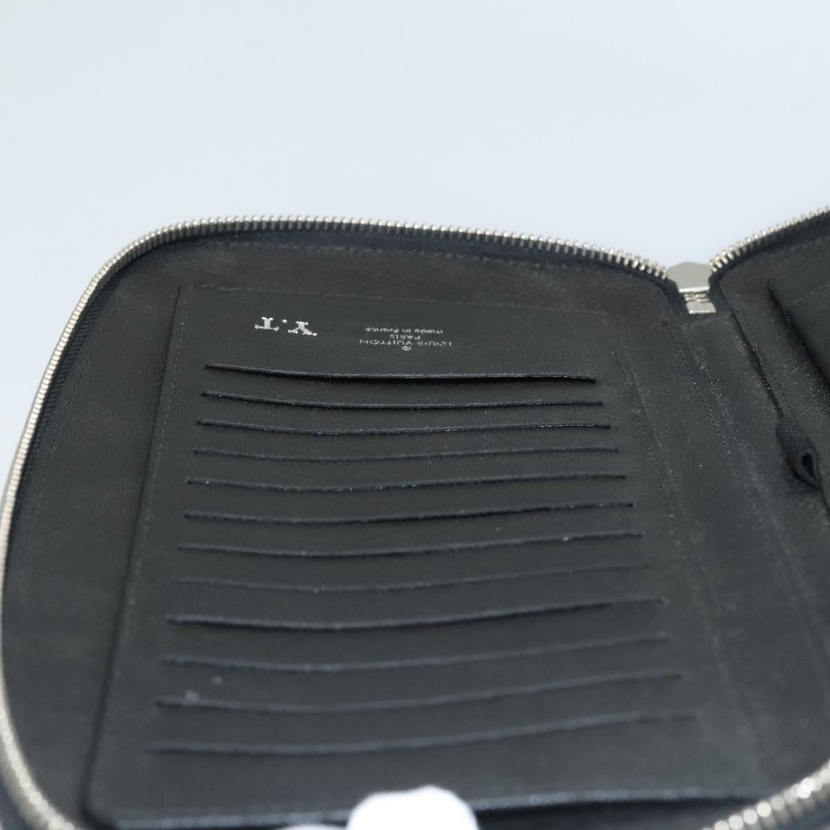 LOUIS VUITTON Taiga Organizer Atoll Travel Case Ardoise M30652 LV Auth bs24260