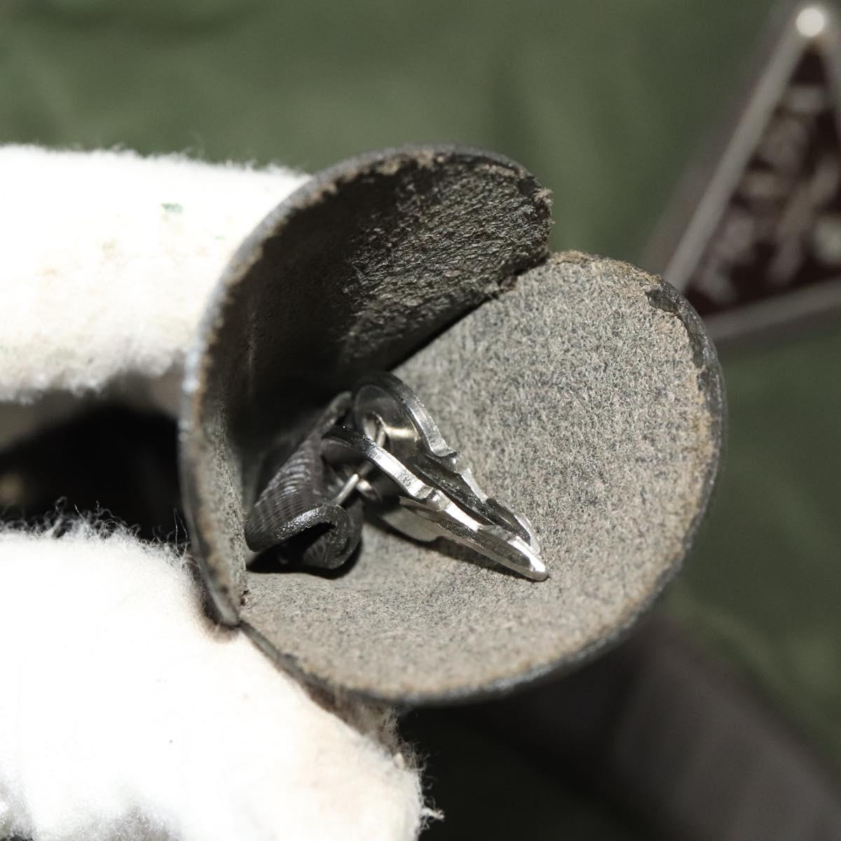 PRADA Boston Bag Nylon Khaki Auth bs24276