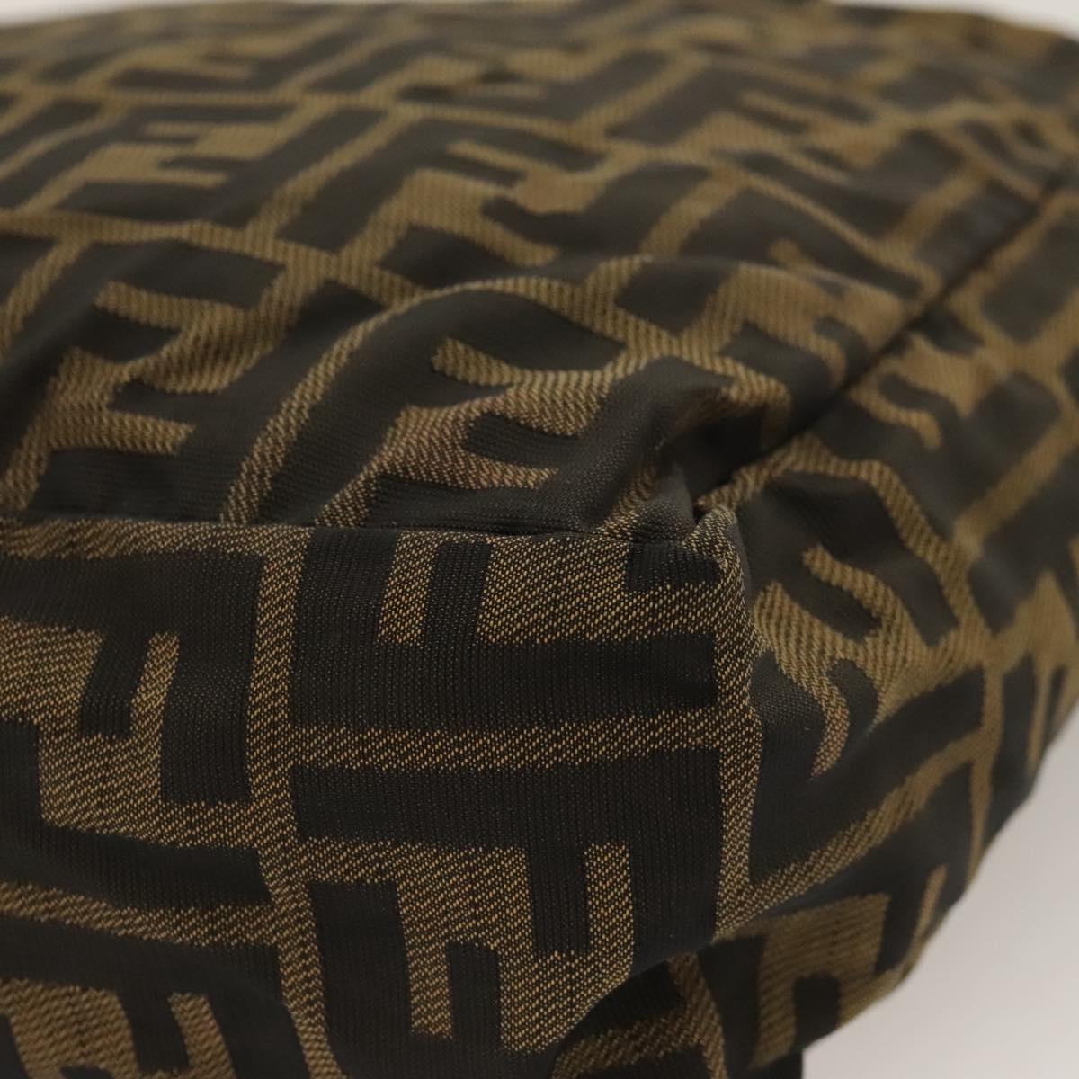 FENDI Zucca Canvas Tote Bag Brown Auth bs24286