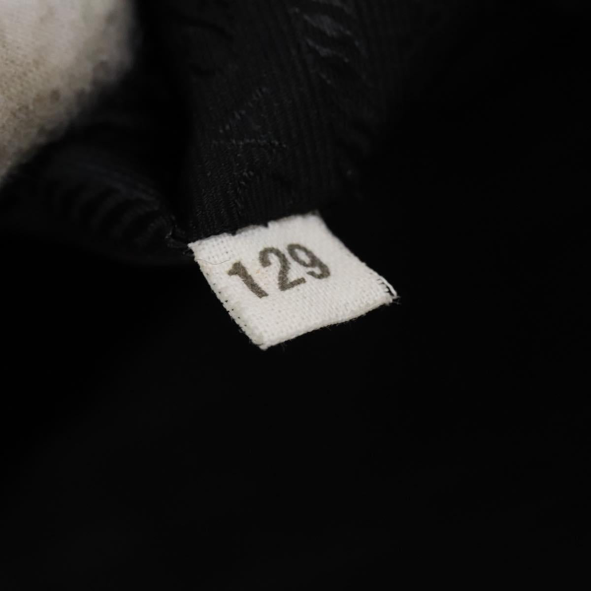 PRADA Suitcase Nylon Black Silver Auth bs24329