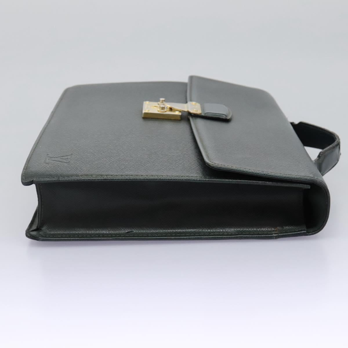 LOUIS VUITTON Taiga Serviette Kourad Business Bag Epicea M30074 LV Auth bs24358