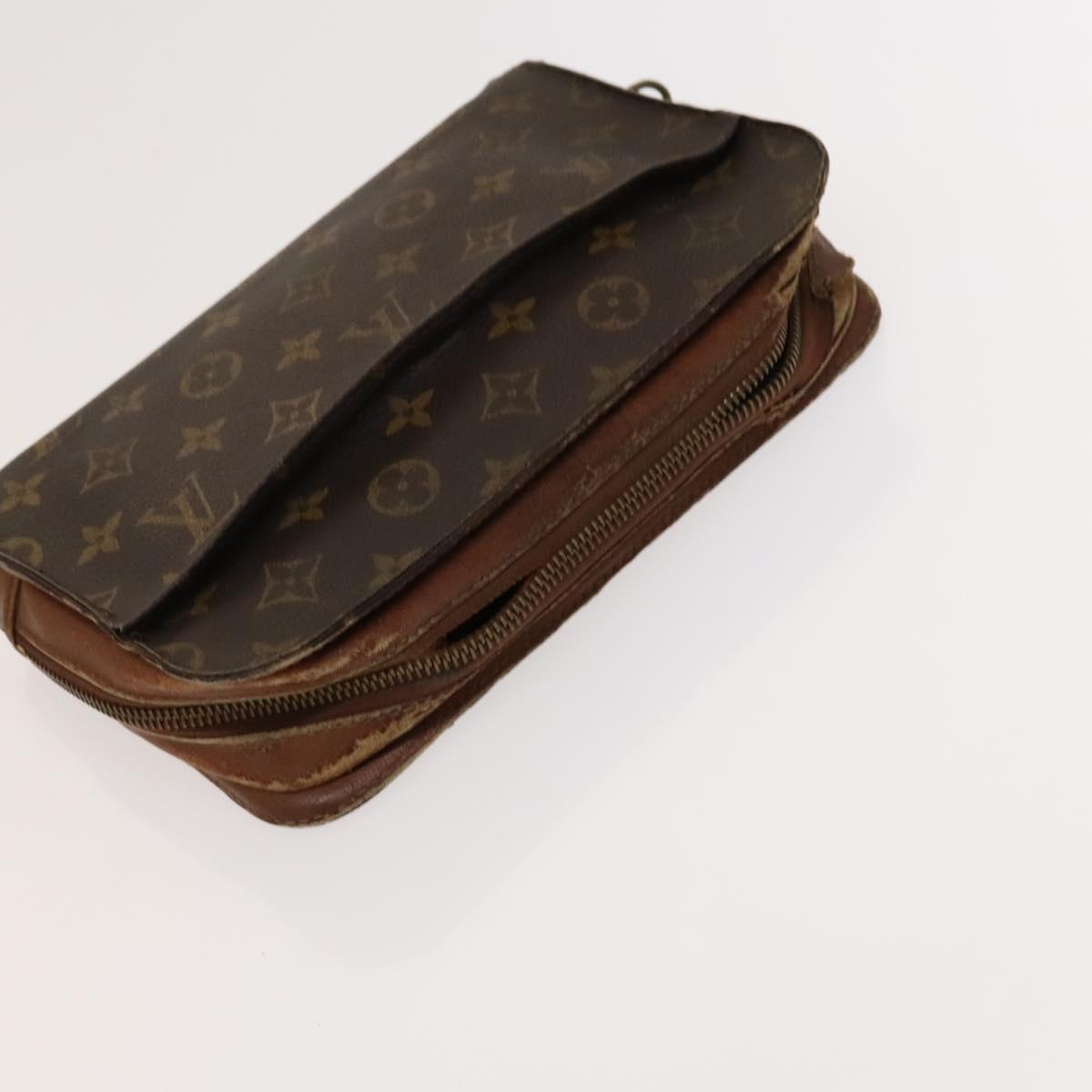 LOUIS VUITTON Monogram Clutch Bag 2Set LV Auth bs24403