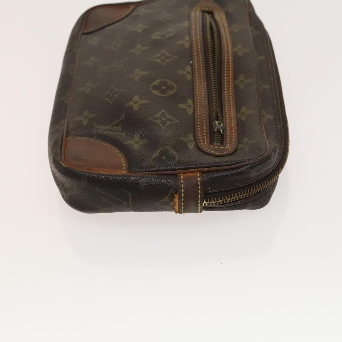 LOUIS VUITTON Monogram Clutch Bag 2Set LV Auth bs24403