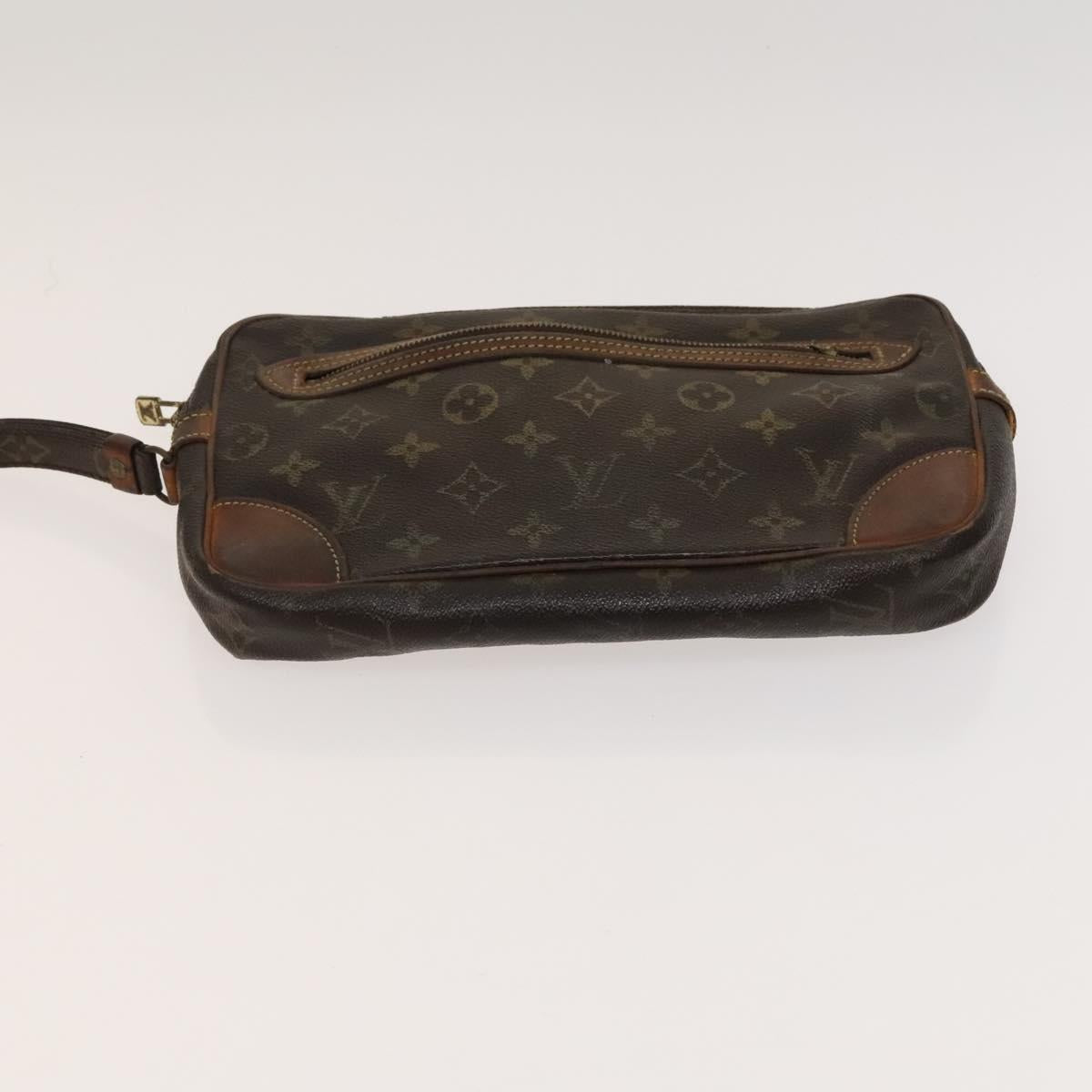 LOUIS VUITTON Monogram Clutch Bag 2Set LV Auth bs24403