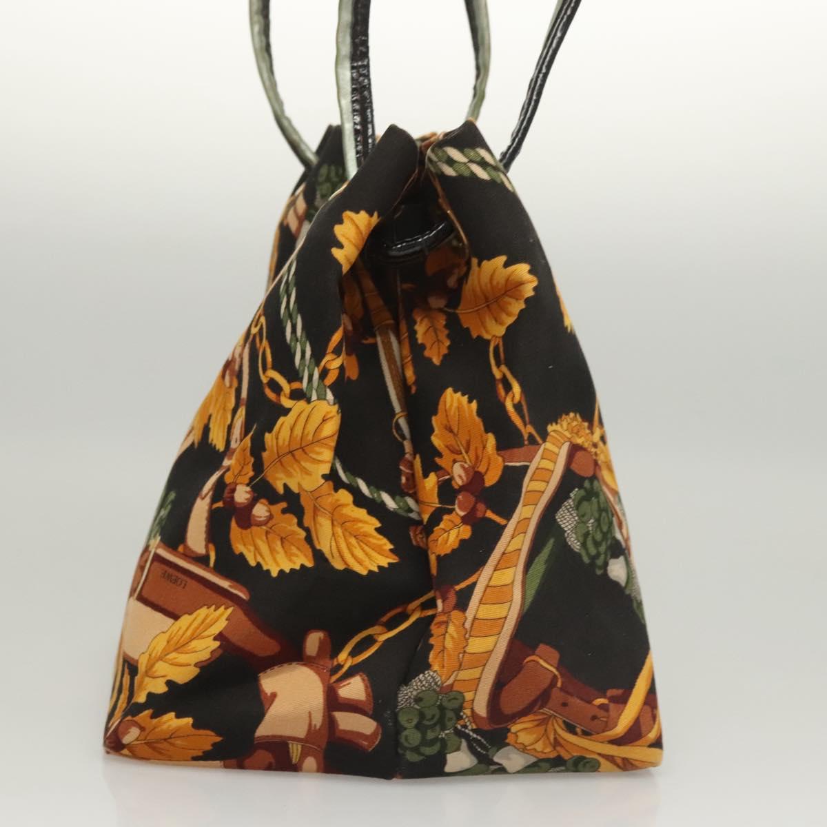 LOEWE Shoulder Bag Canvas Yellow Auth bs24429