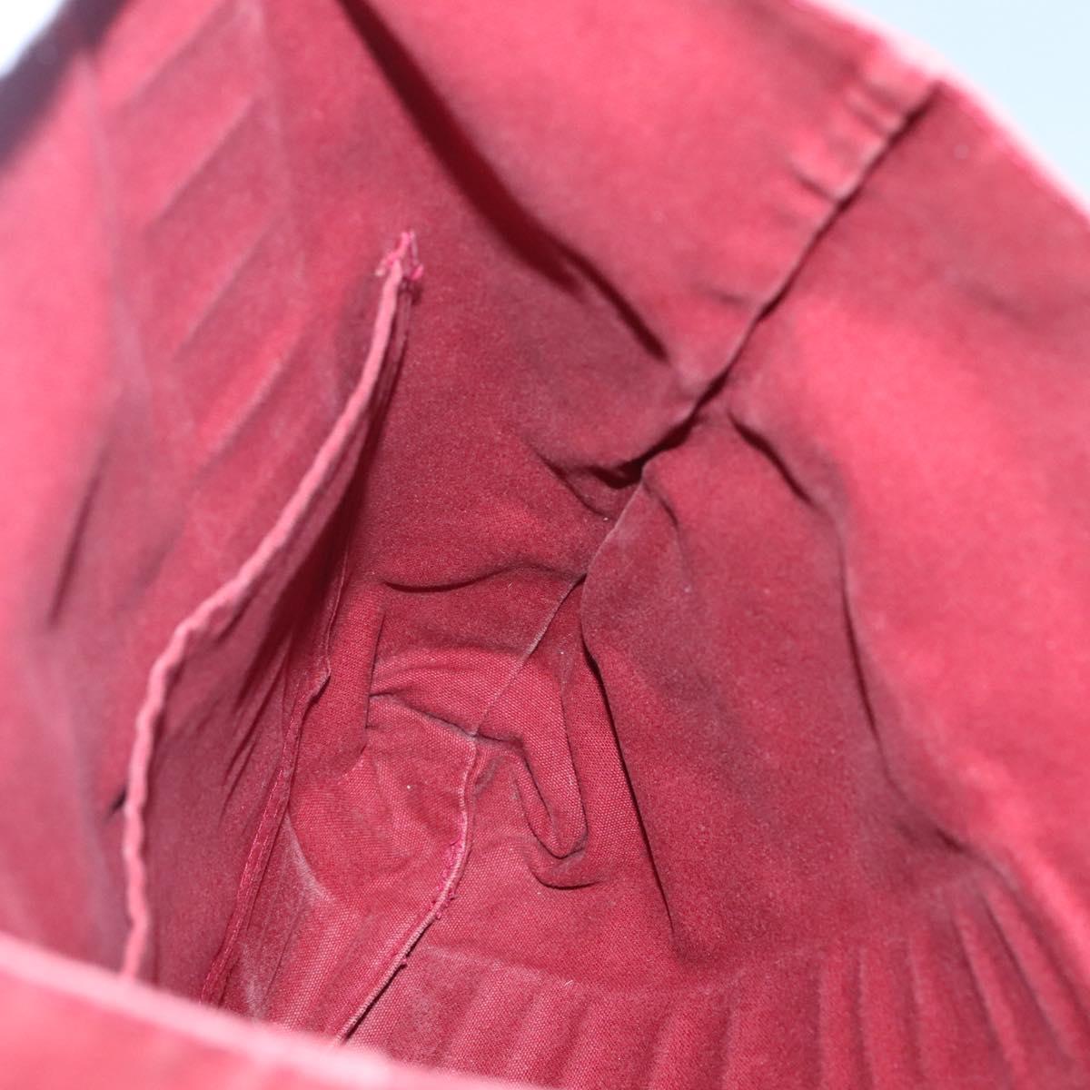 HERMES Fourre Tout cabas Tote Bag Canvas Red Navy Auth bs24477