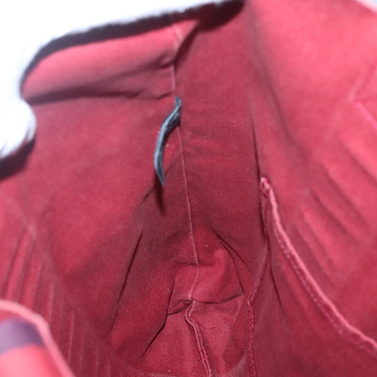 HERMES Fourre Tout cabas Tote Bag Canvas Red Navy Auth bs24477