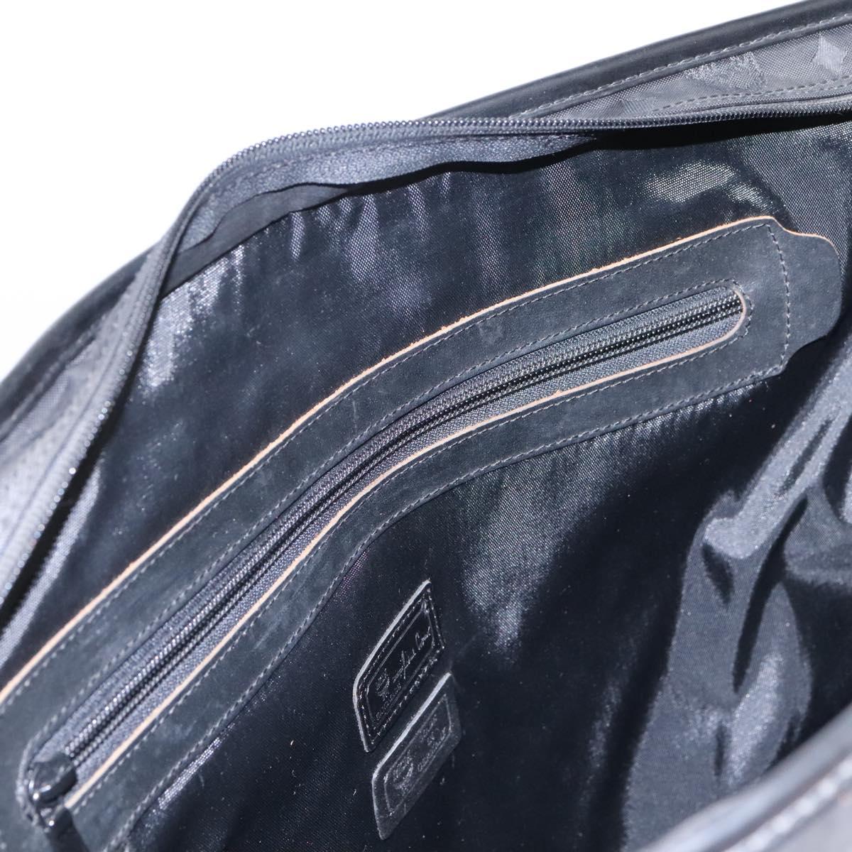 MCM Tote Bag Nylon Black Auth bs24480