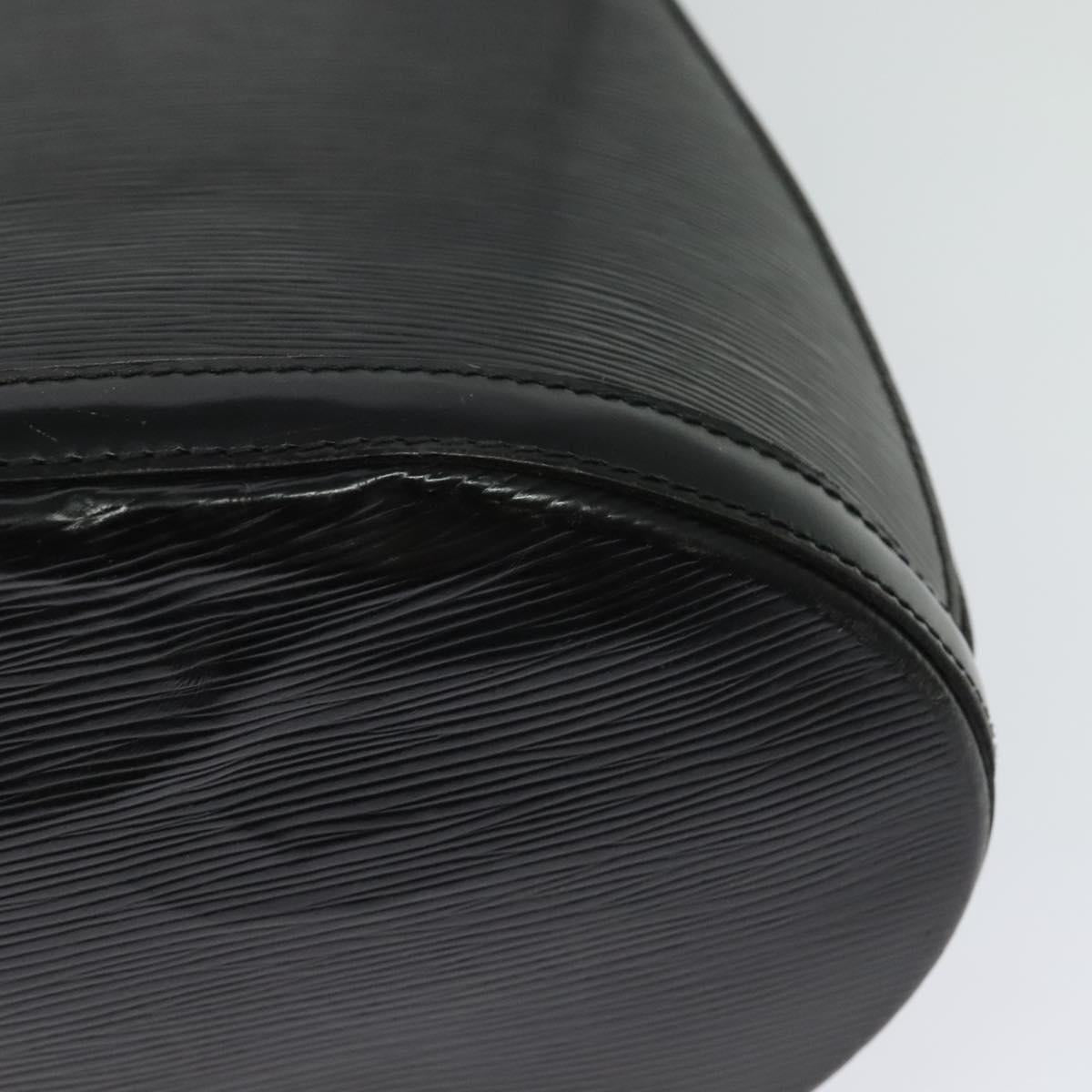 LOUIS VUITTON Epi Cluny Shoulder Bag Black M52252 LV Auth bs24496