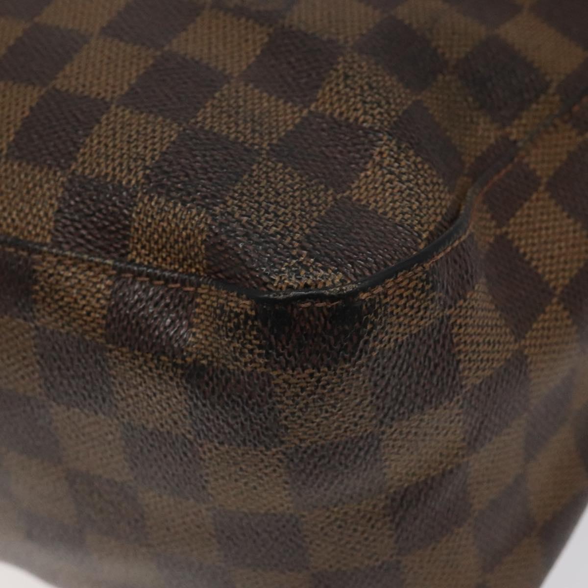 LOUIS VUITTON Damier Ebene Looping GM Shoulder Bag N51144 LV Auth bs24504