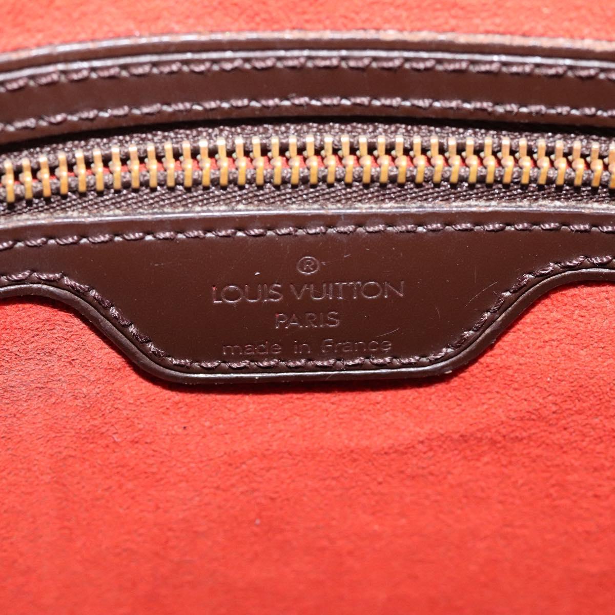 LOUIS VUITTON Damier Ebene Looping GM Shoulder Bag N51144 LV Auth bs24504