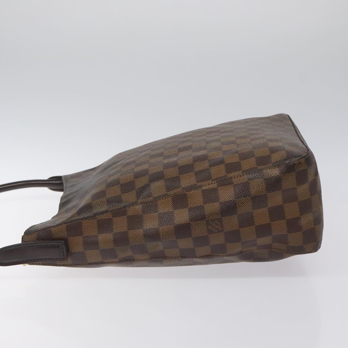 LOUIS VUITTON Damier Ebene Looping GM Shoulder Bag N51144 LV Auth bs24504