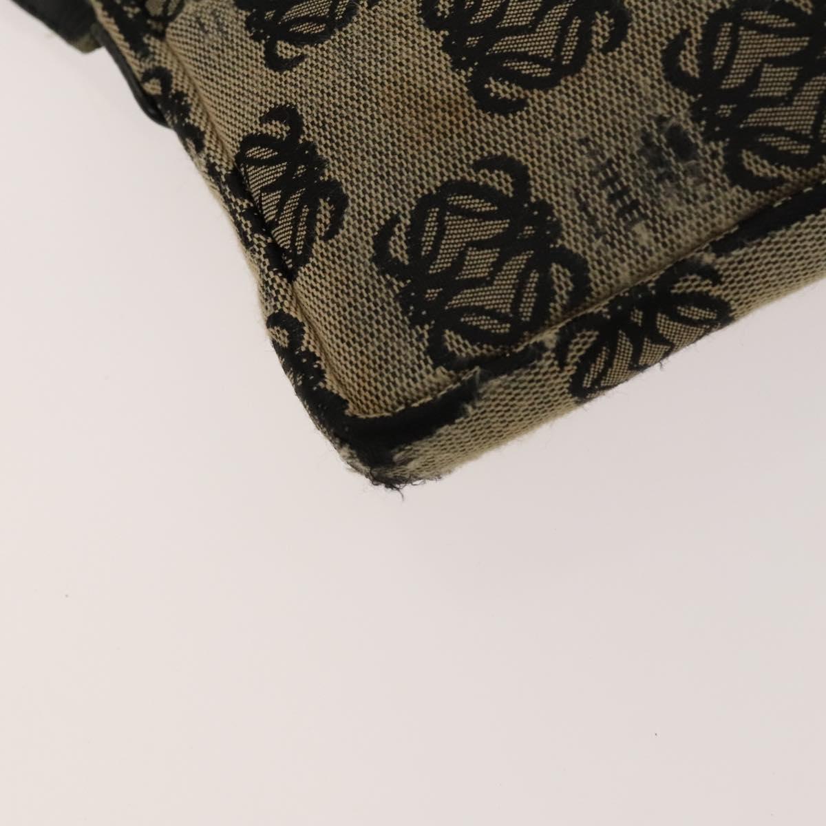 LOEWE Anagram Bag Canvas 2Set Navy Auth bs24508