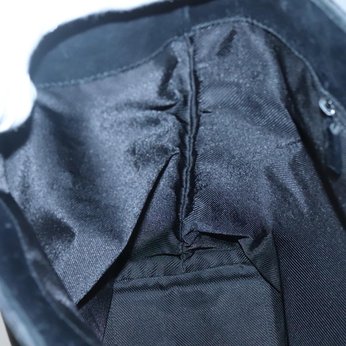 GUCCI GG Canvas Tote Bag Black Silver 31243 Auth bs24537