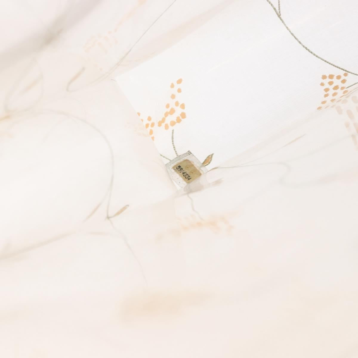 CHANEL Shoulder Bag Vinyl Beige CC Auth bs24548