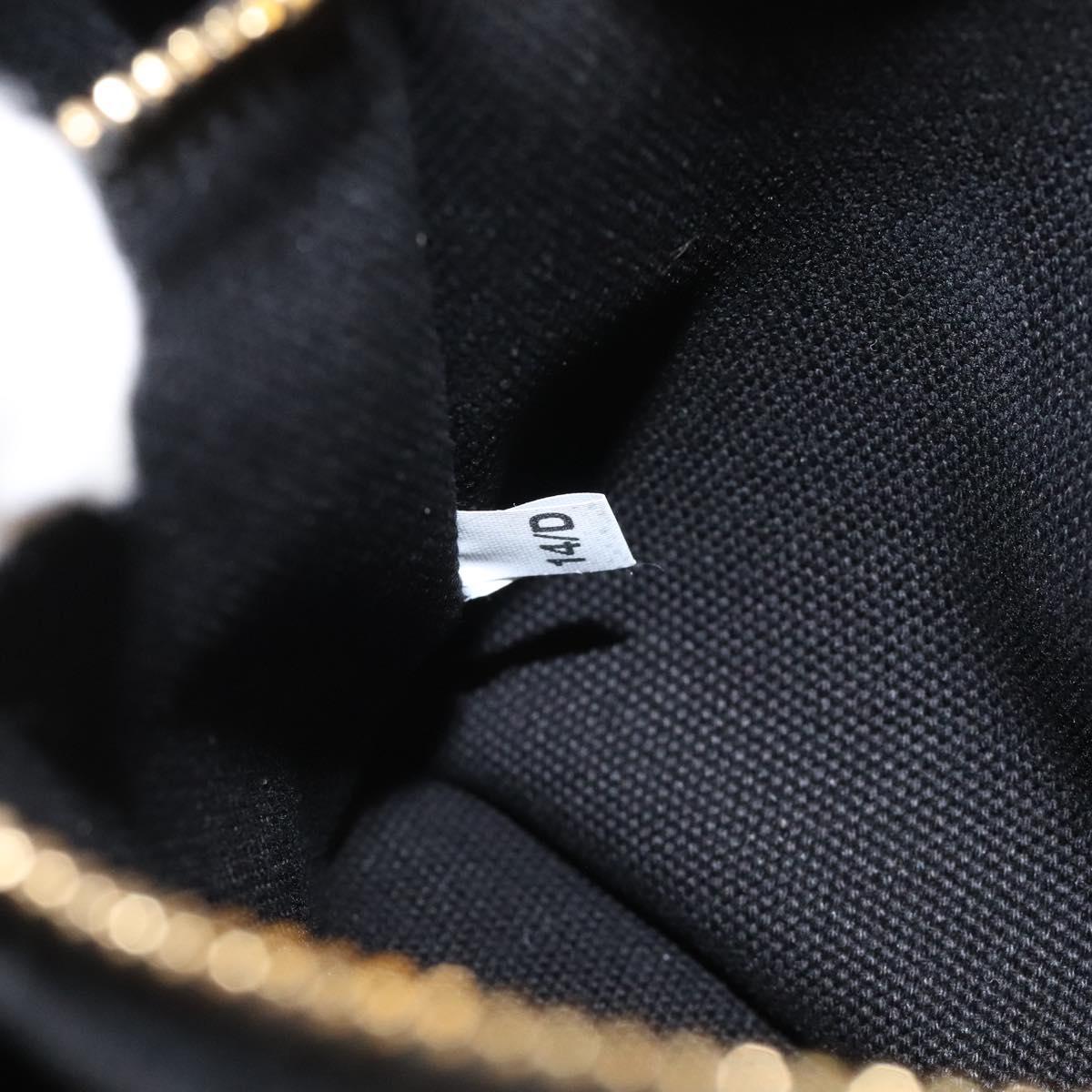 PRADA Kanapa PM Hand Bag Canvas Yellow Gold Auth bs24550