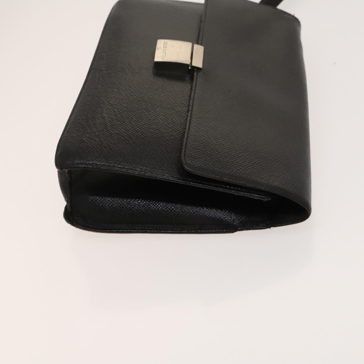 LOUIS VUITTON Taiga Clutch Bag 2Set Epicea Ardoise LV Auth bs24559