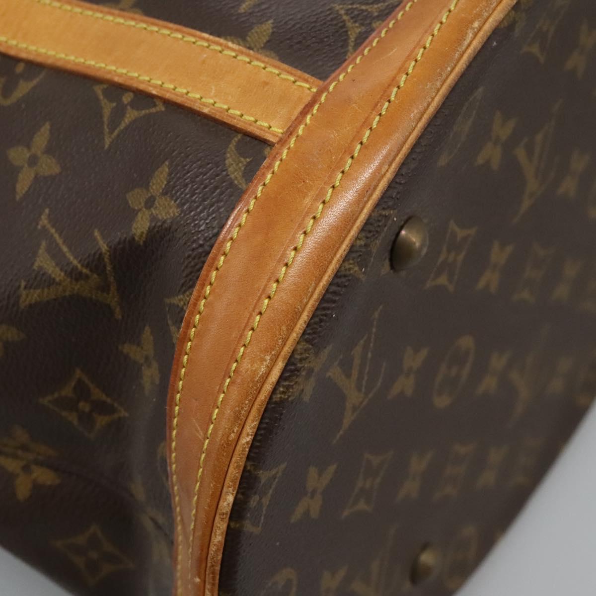 LOUIS VUITTON Monogram Bucket GM Shoulder Bag M42236 LV Auth bs24567
