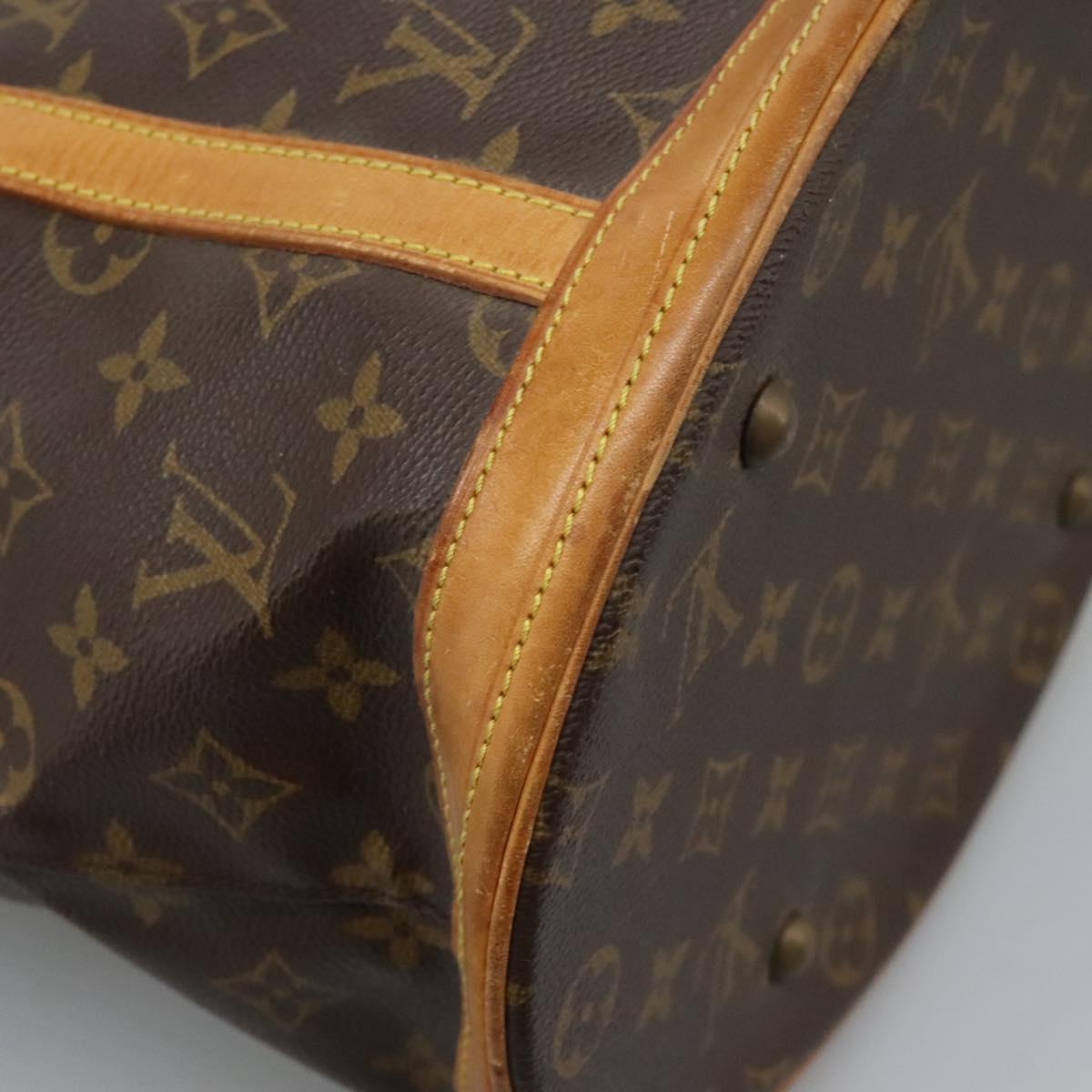 LOUIS VUITTON Monogram Bucket GM Shoulder Bag M42236 LV Auth bs24567