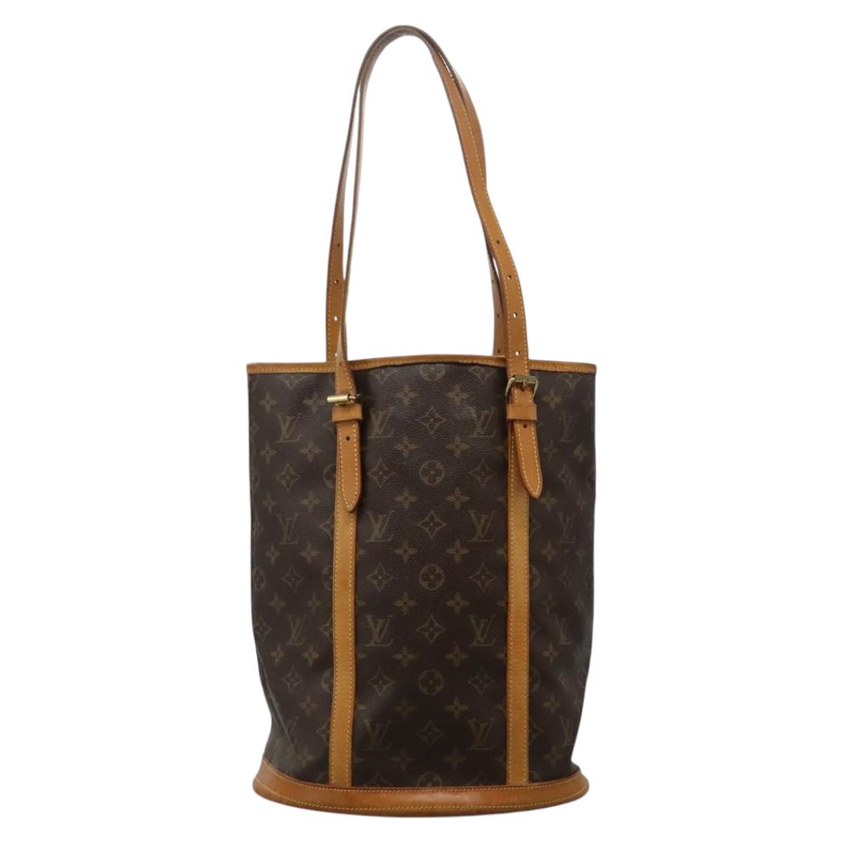LOUIS VUITTON Monogram Bucket GM Shoulder Bag M42236 LV Auth bs24567