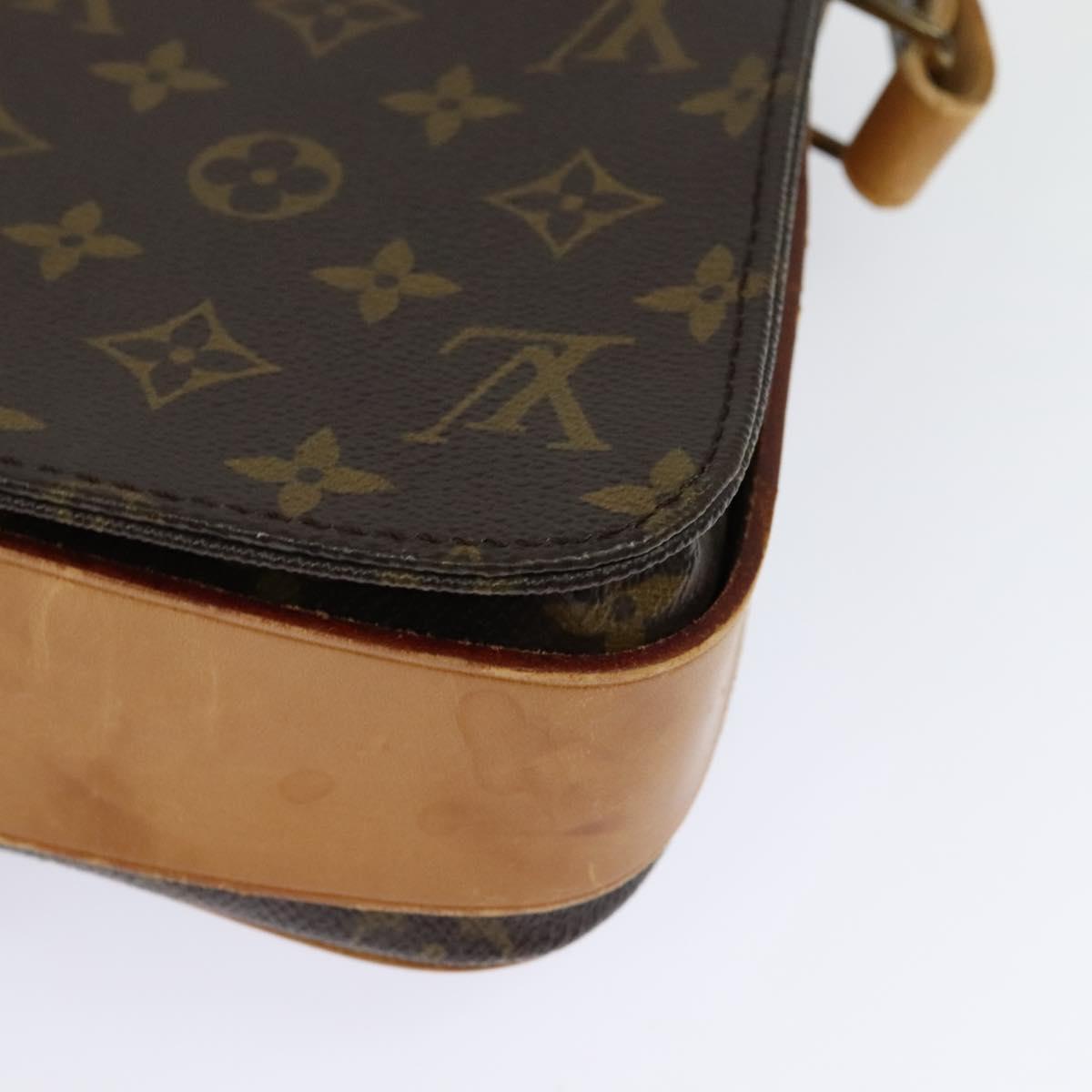 LOUIS VUITTON Monogram Cartouchiere MM Shoulder Bag M51253 LV Auth bs24573