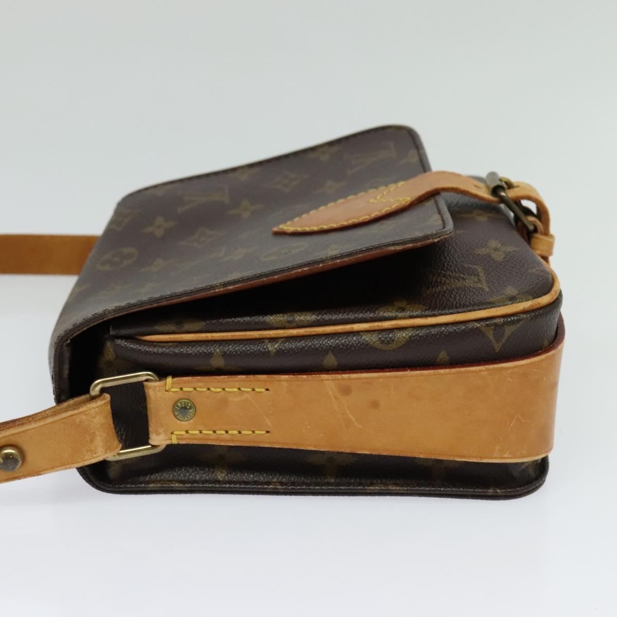 LOUIS VUITTON Monogram Cartouchiere MM Shoulder Bag M51253 LV Auth bs24573