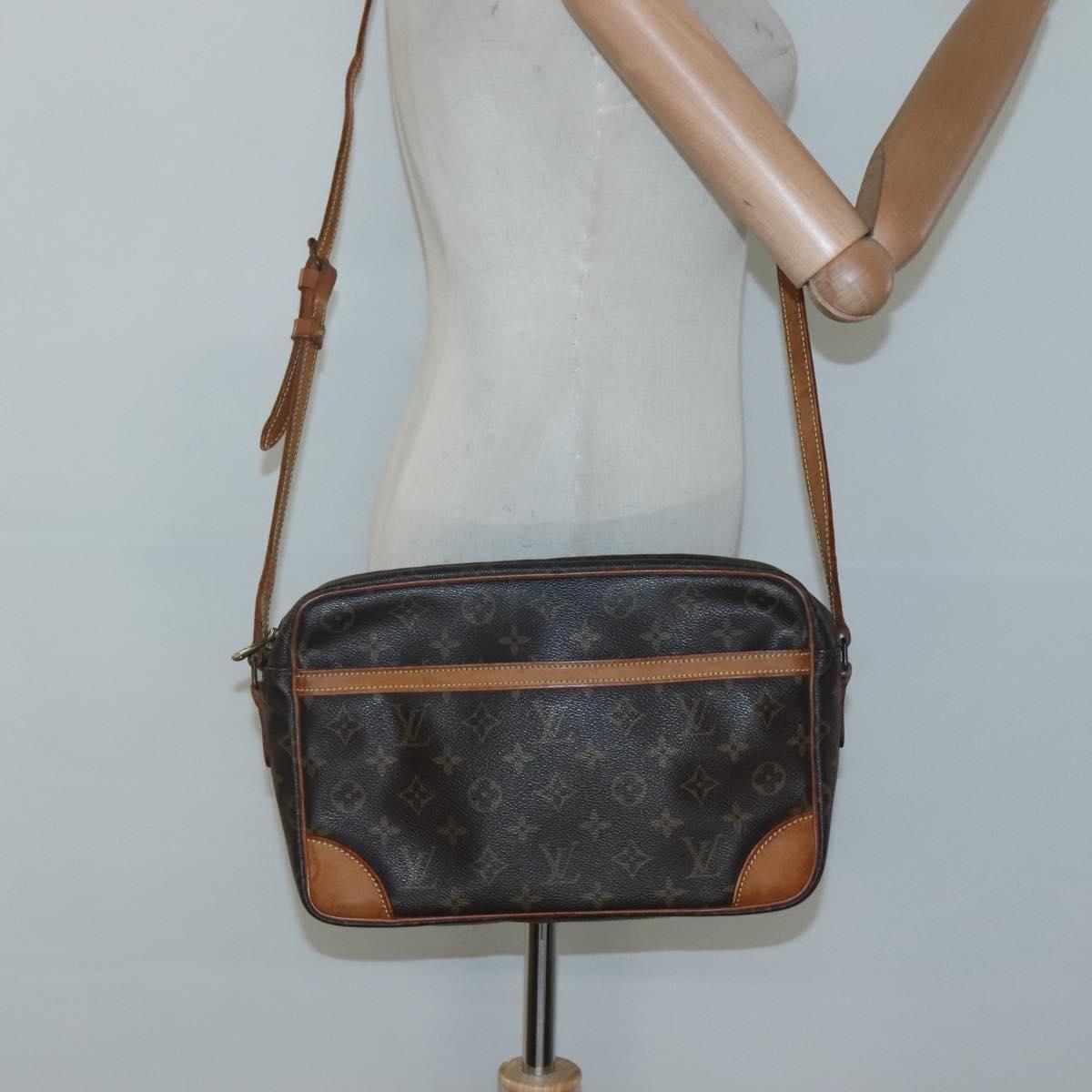 LOUIS VUITTON Monogram Trocadero 27 Shoulder Bag M51274 LV Auth bs24575