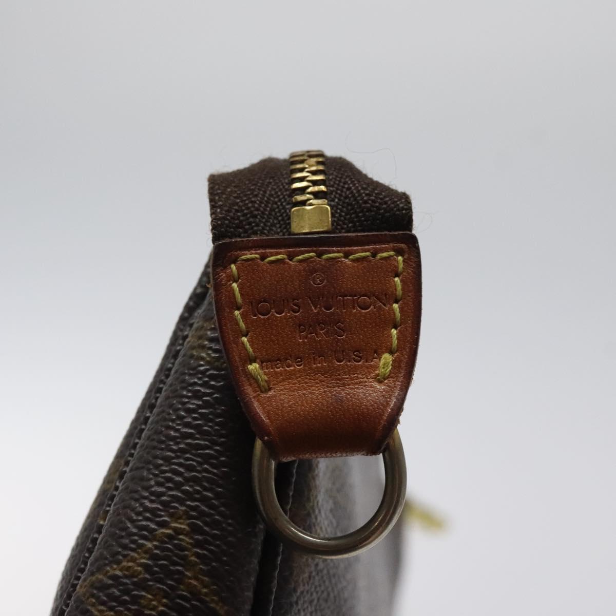 LOUIS VUITTON Monogram Pochette Accessoires Pouch M51980 LV Auth bs24588