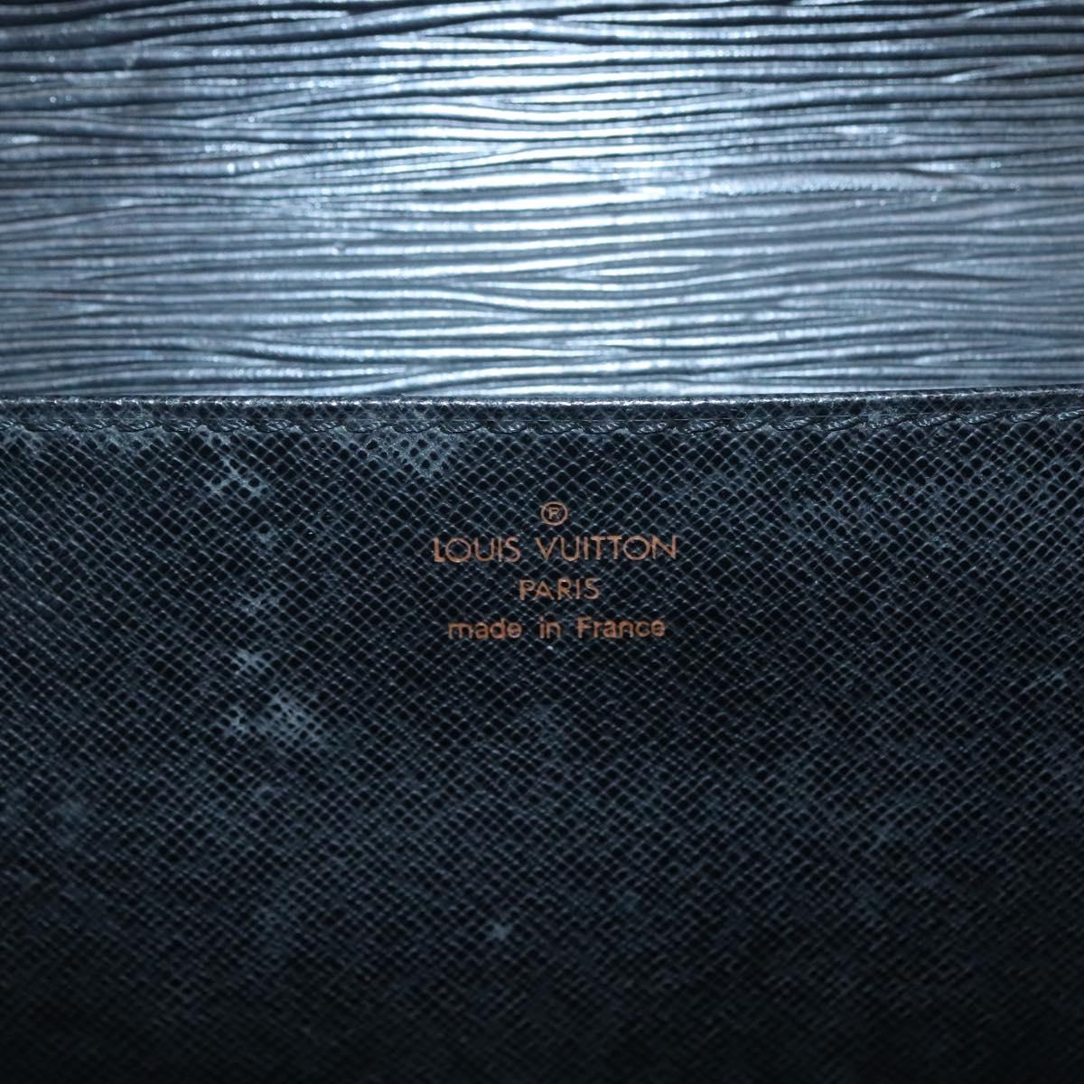 LOUIS VUITTON Epi Serviette Conseiller Business Bag Black M54422 LV Auth bs24593