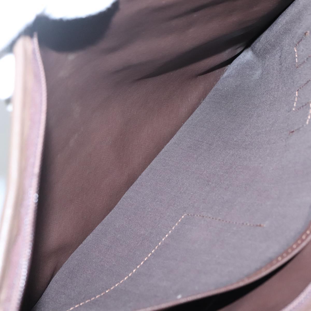 Burberrys Nova Check Clutch Bag Canvas Beige Auth bs24640