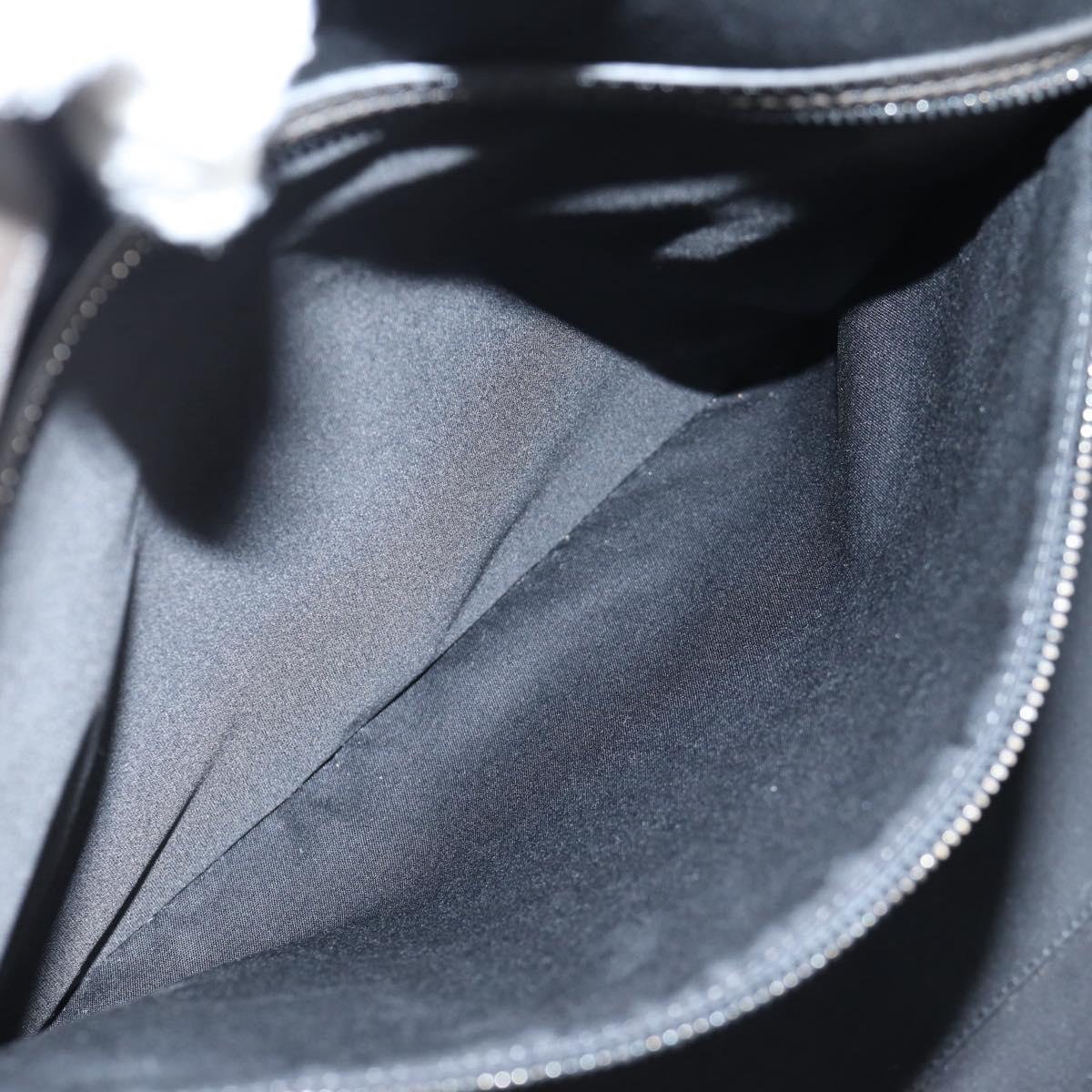Christian Dior Tote Bag Trotter Canvas Gray Silver Auth bs24696SAM