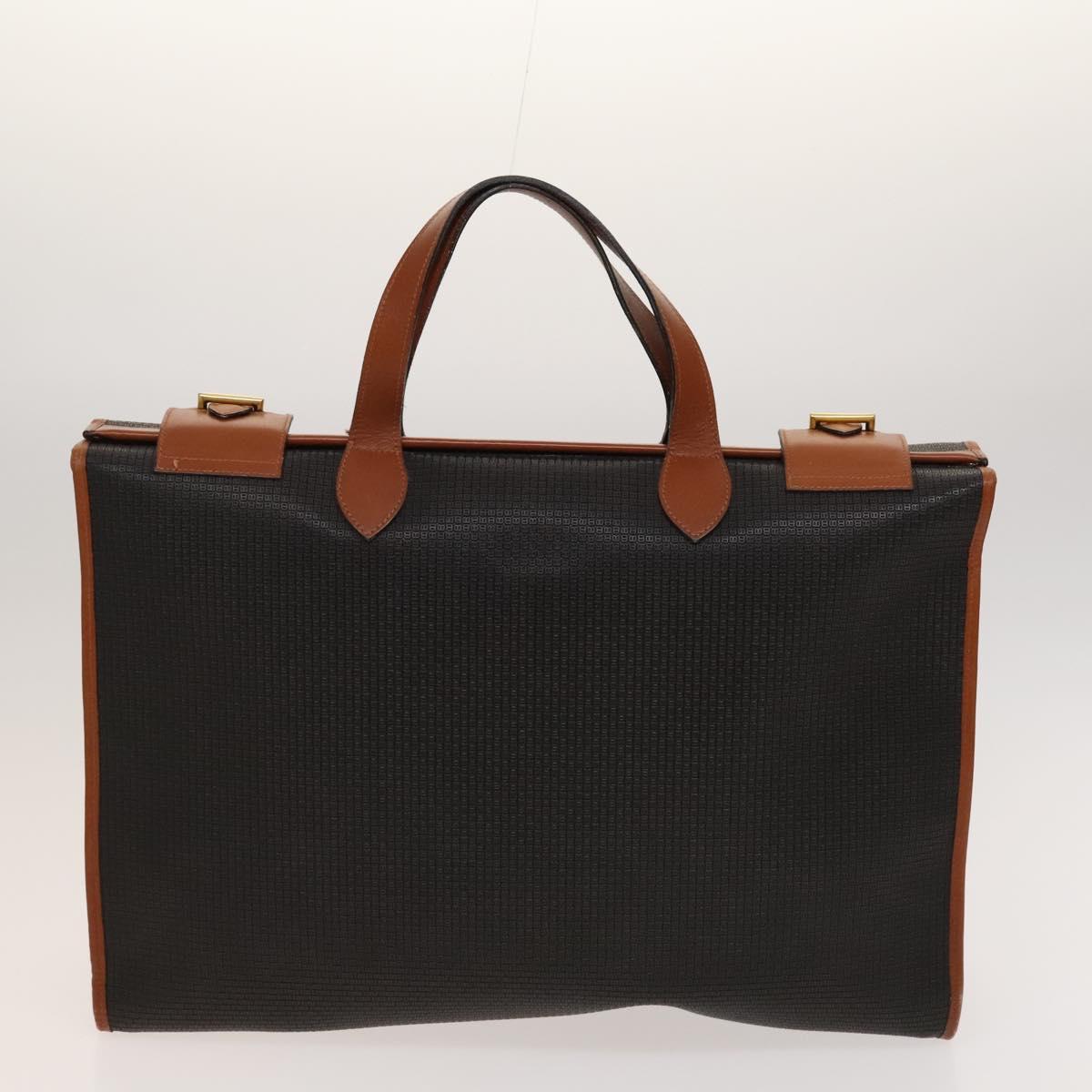 BALLY Bag PVC Canvas 3Set Black Brown gray Auth bs24711