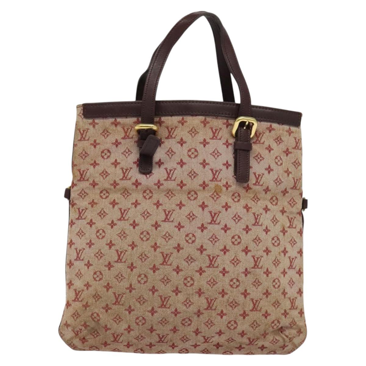 LOUIS VUITTON Monogram Mini Françoise Bag 2way Red Cherry M92210 LV Auth bs24722