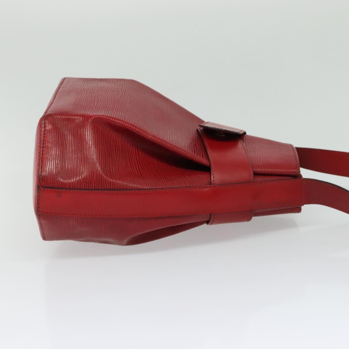 LOUIS VUITTON Epi Sac Depaule PM Shoulder Bag Red M80207 LV Auth bs24723