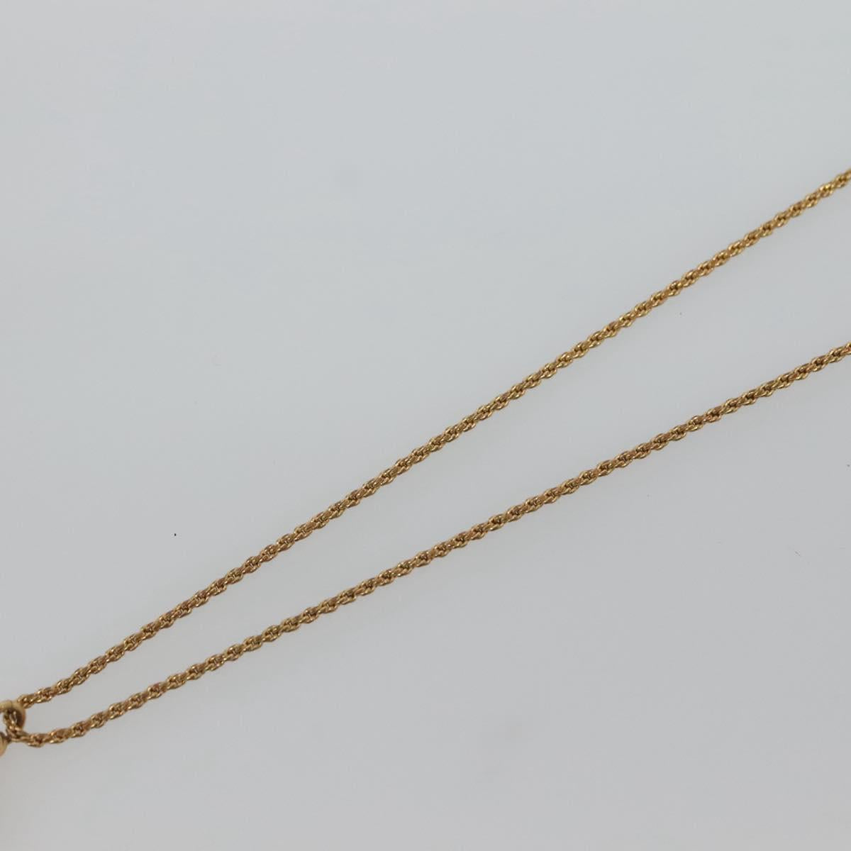 Christian Dior Necklace metal Gold Auth bs24730