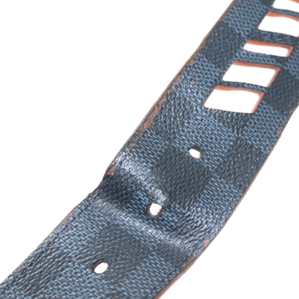 LOUIS VUITTON Damier Cobalt Ceinture Belt M0156 LV Auth bs24797