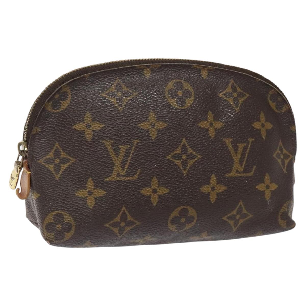 LOUIS VUITTON Monogram Pochette Cosmetic PM Pouch M43998 LV Auth bs24919