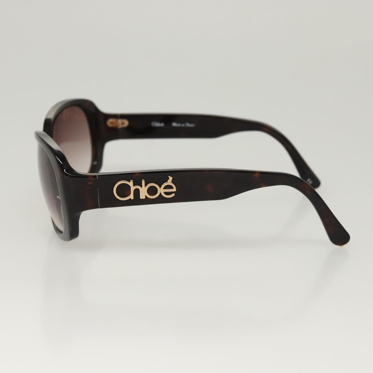 Chloe Sunglasses plastic Brown Auth bs24932