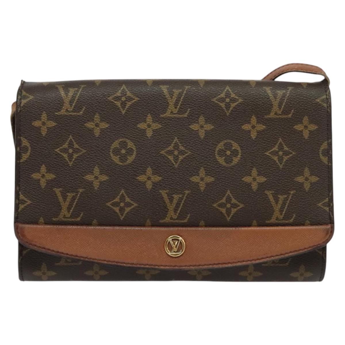 LOUIS VUITTON Monogram Bordeaux 24 Shoulder Bag M51798 LV Auth bs24950