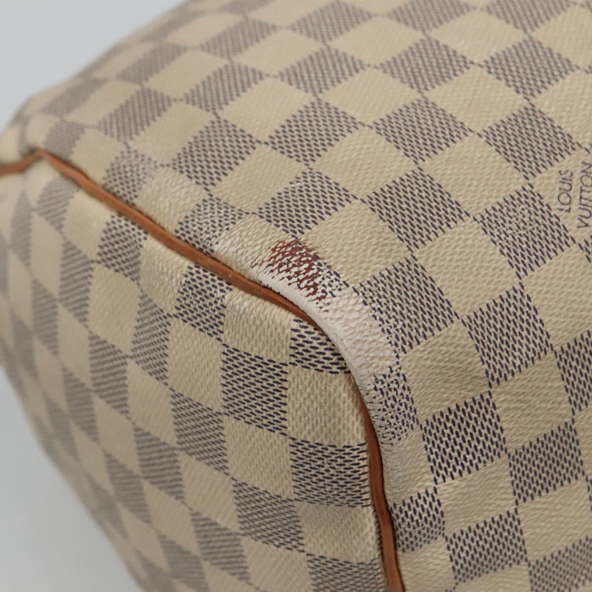 LOUIS VUITTON Damier Azur Speedy 30 Hand Bag N41533 LV Auth bs24986