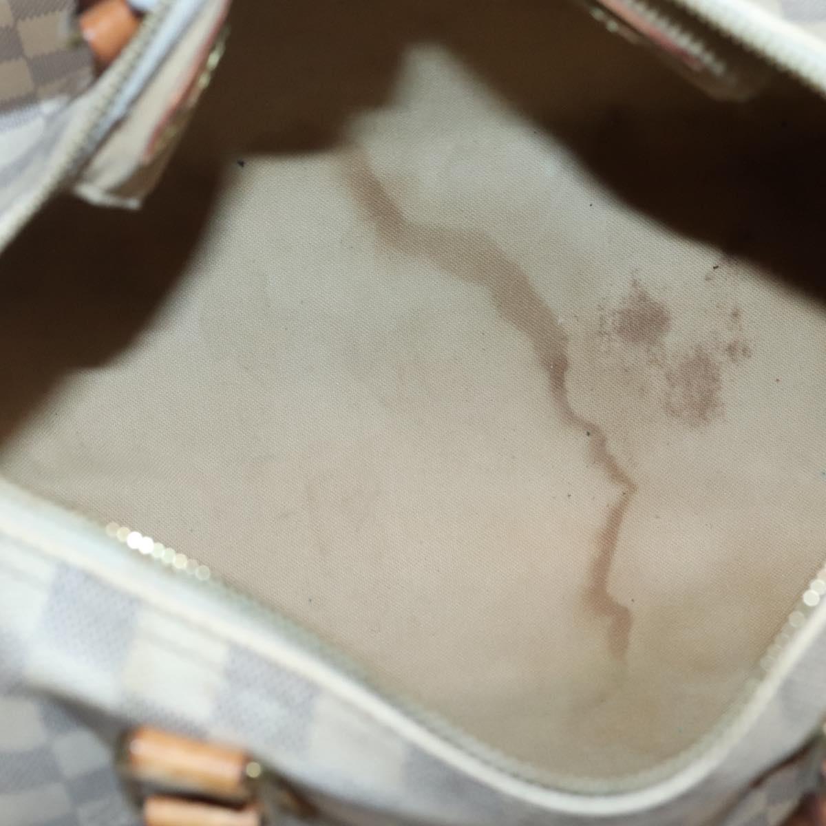 LOUIS VUITTON Damier Azur Speedy 30 Hand Bag N41533 LV Auth bs24986