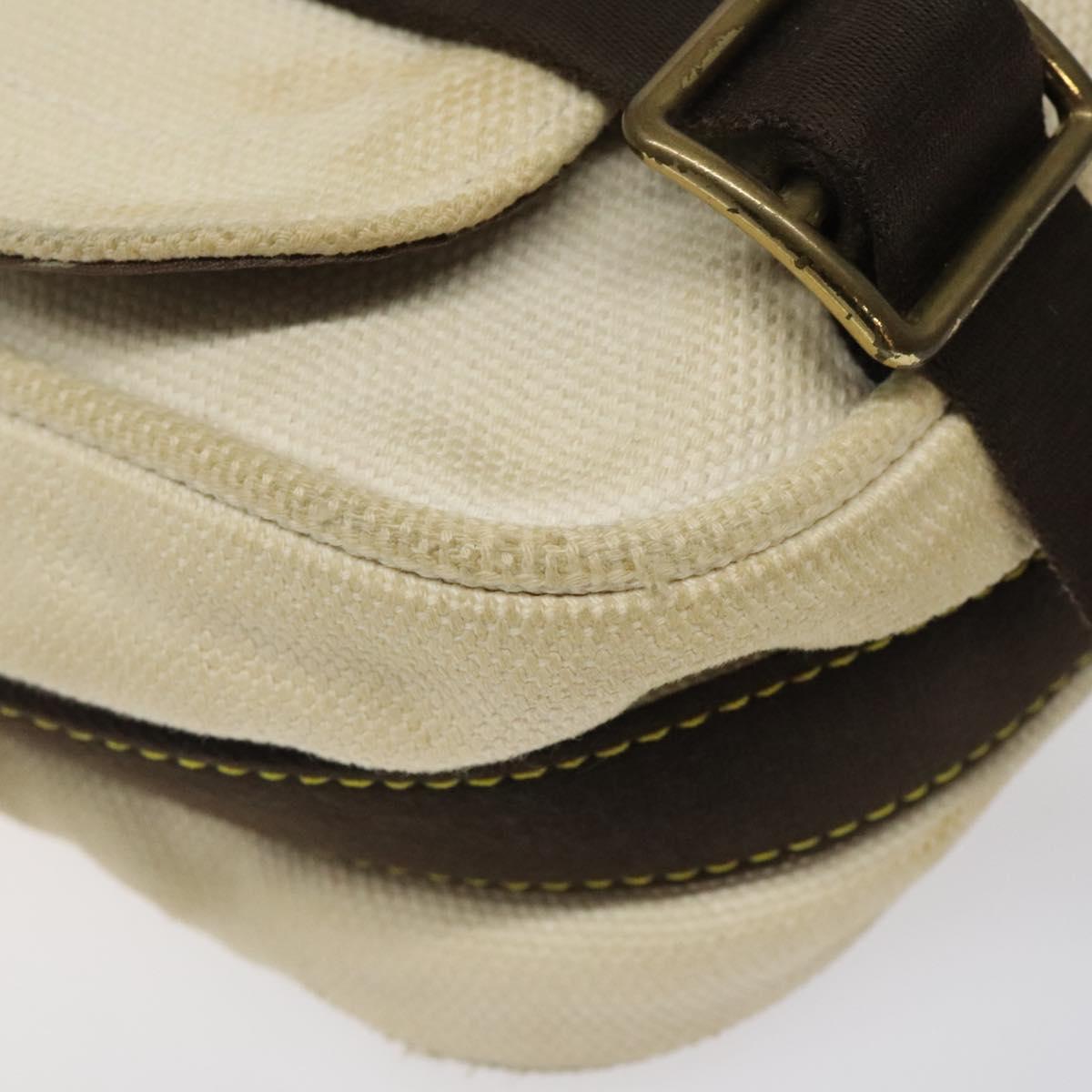 LOUIS VUITTON Antigua Buzzus PM Shoulder Bag Beige Brown M40042 LV Auth bs24988