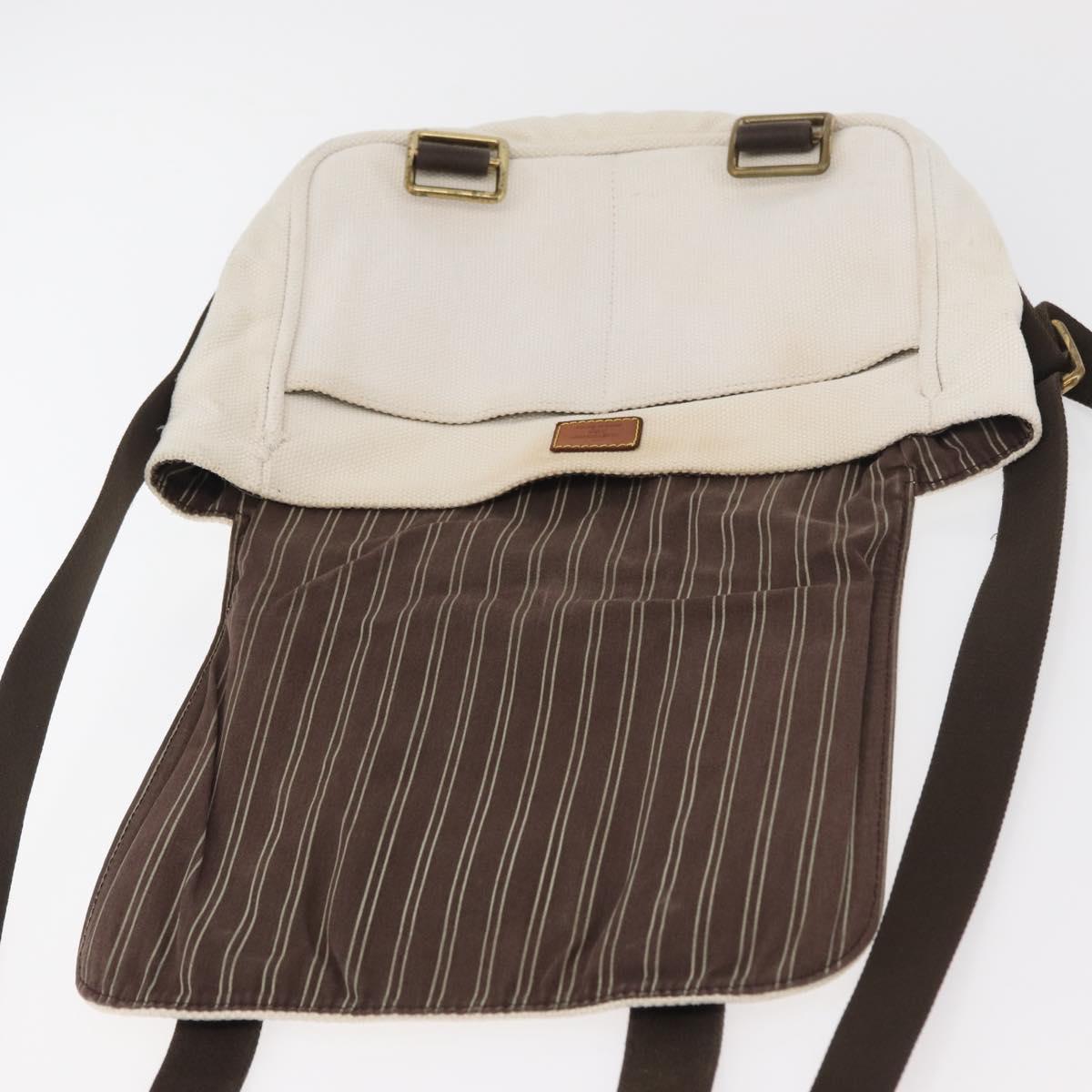 LOUIS VUITTON Antigua Buzzus PM Shoulder Bag Beige Brown M40042 LV Auth bs24988