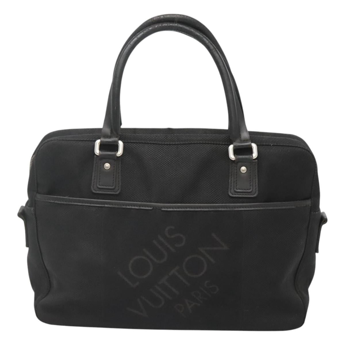LOUIS VUITTON Damier Geant Yak Business Bag 2way Black Noir M93082 Auth bs25028
