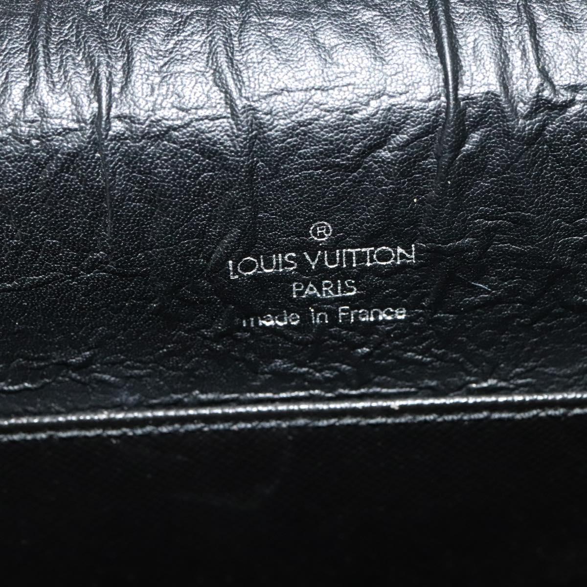 LOUIS VUITTON Taiga Serviette Kazan Business Bag Ardoise M30802 LV Auth bs25031
