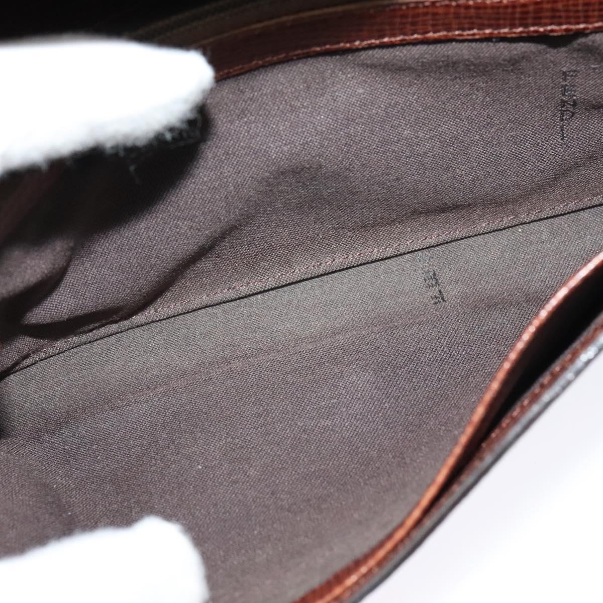 FENDI Zucca Canvas Zucchino Canvas Wallet 2Set Black Brown Navy Auth bs25082