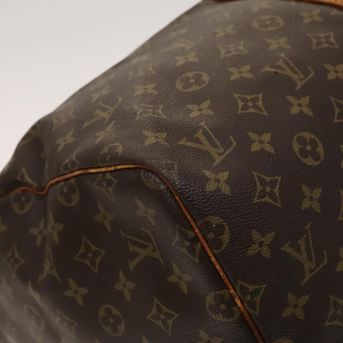 LOUIS VUITTON Monogram Keepall 55 Boston Bag M41424 LV Auth bs25156