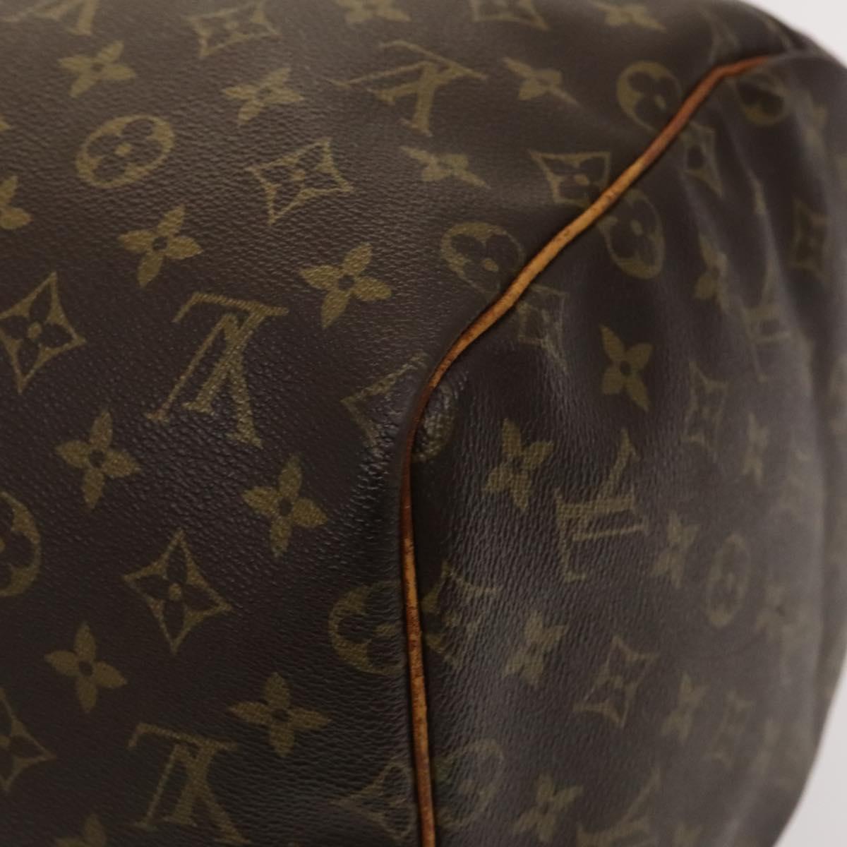 LOUIS VUITTON Monogram Keepall 55 Boston Bag M41424 LV Auth bs25156