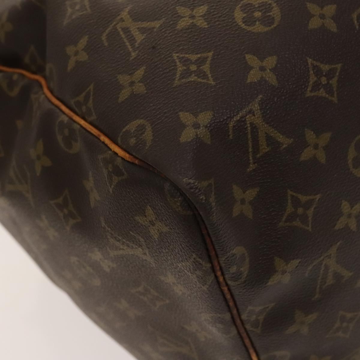 LOUIS VUITTON Monogram Keepall 55 Boston Bag M41424 LV Auth bs25156