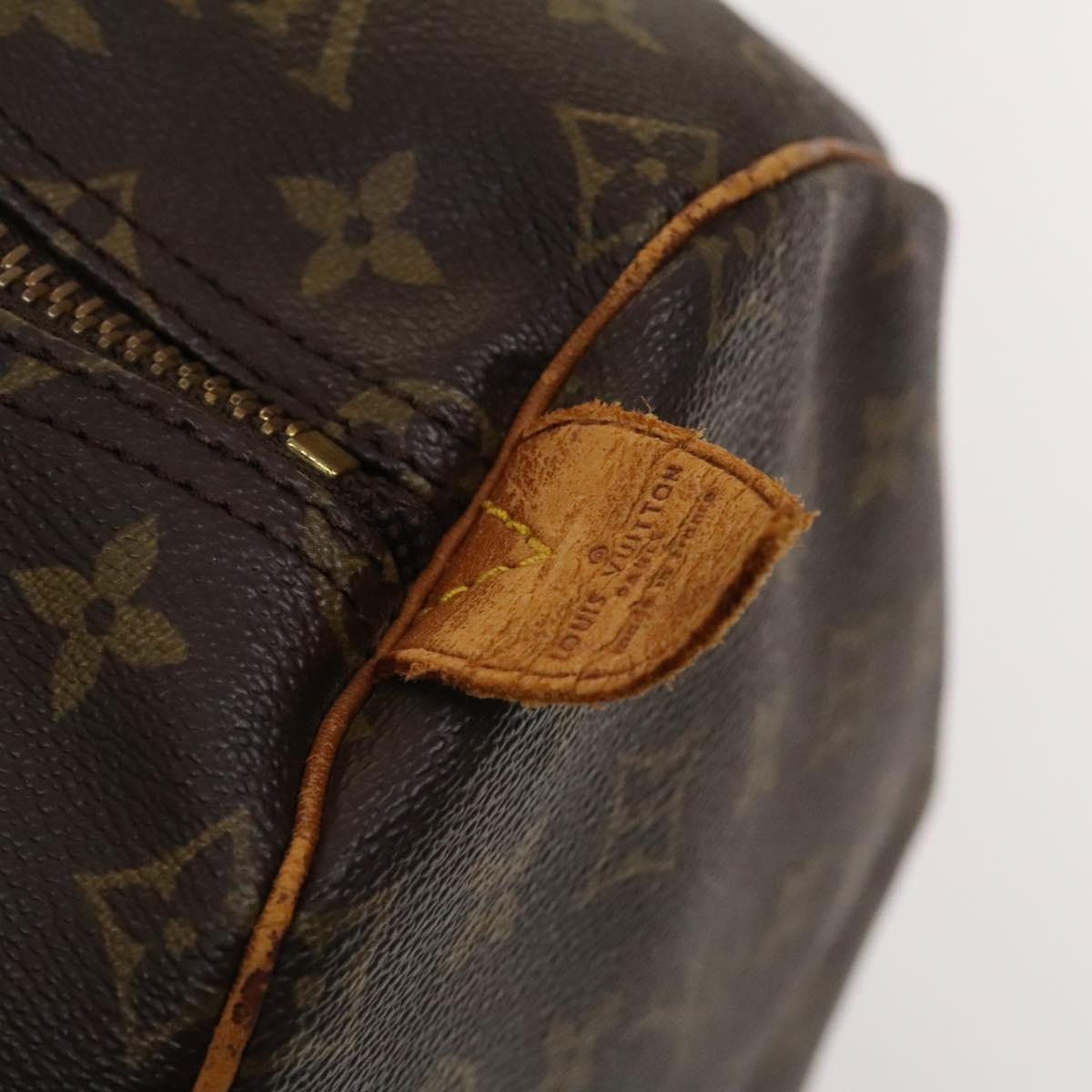 LOUIS VUITTON Monogram Keepall 55 Boston Bag M41424 LV Auth bs25156